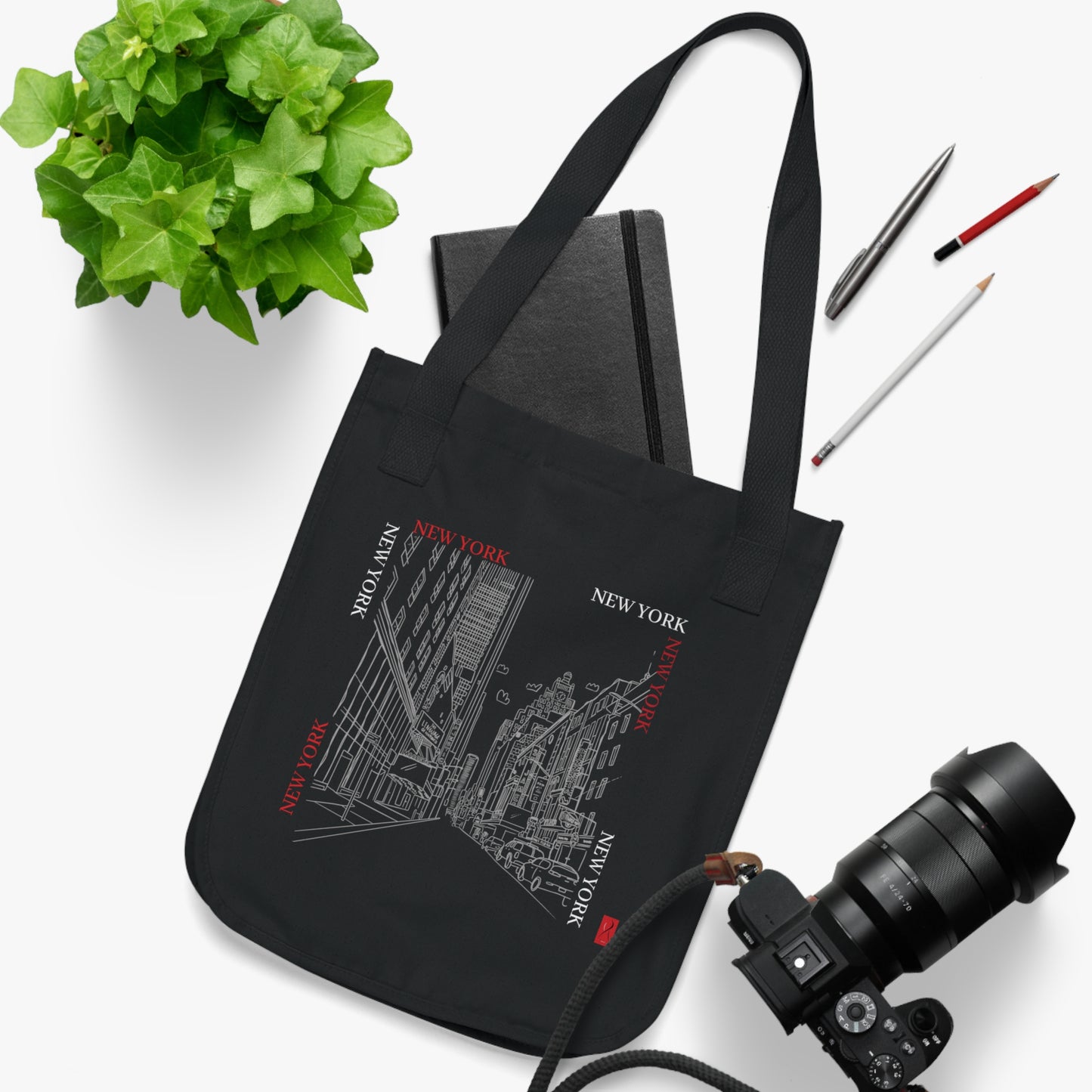 Vibraciones de Nueva York: Tote bag ecológico"