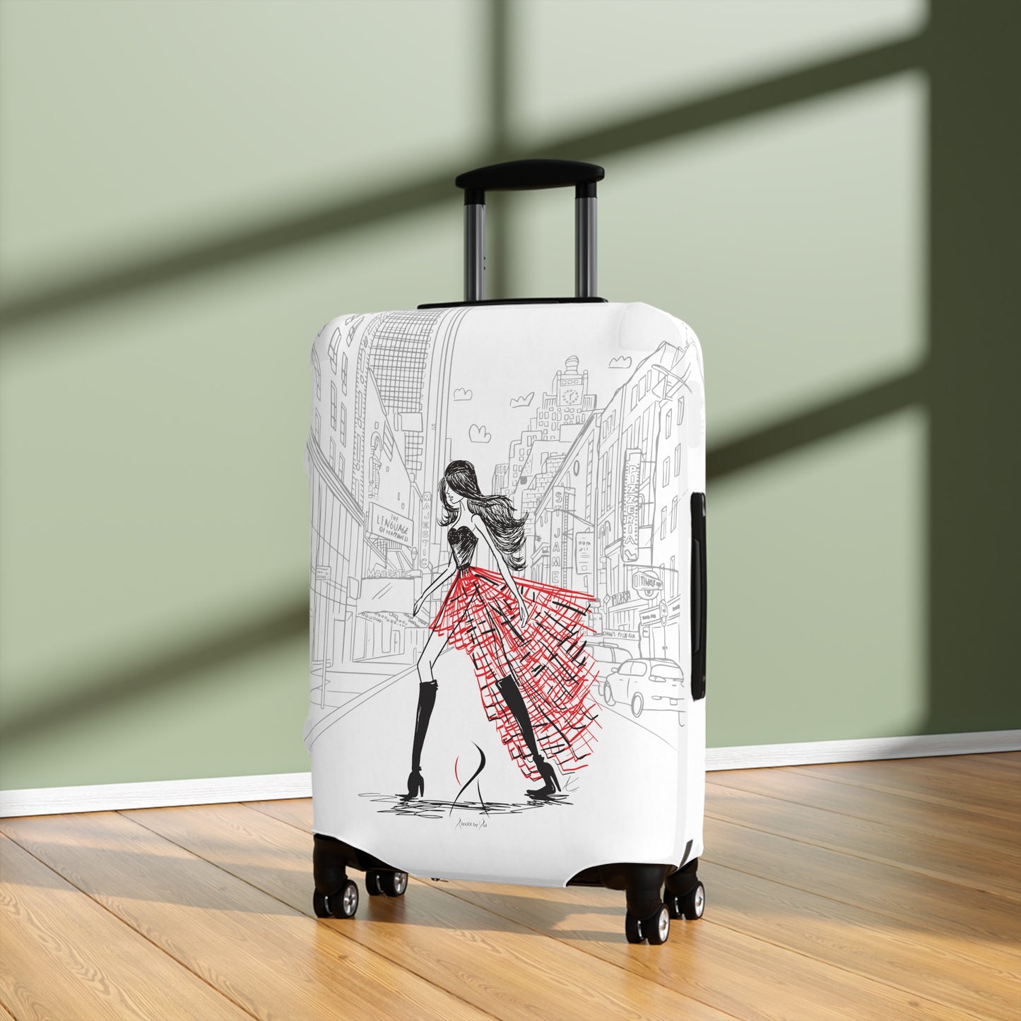 New York City Luggage Cover