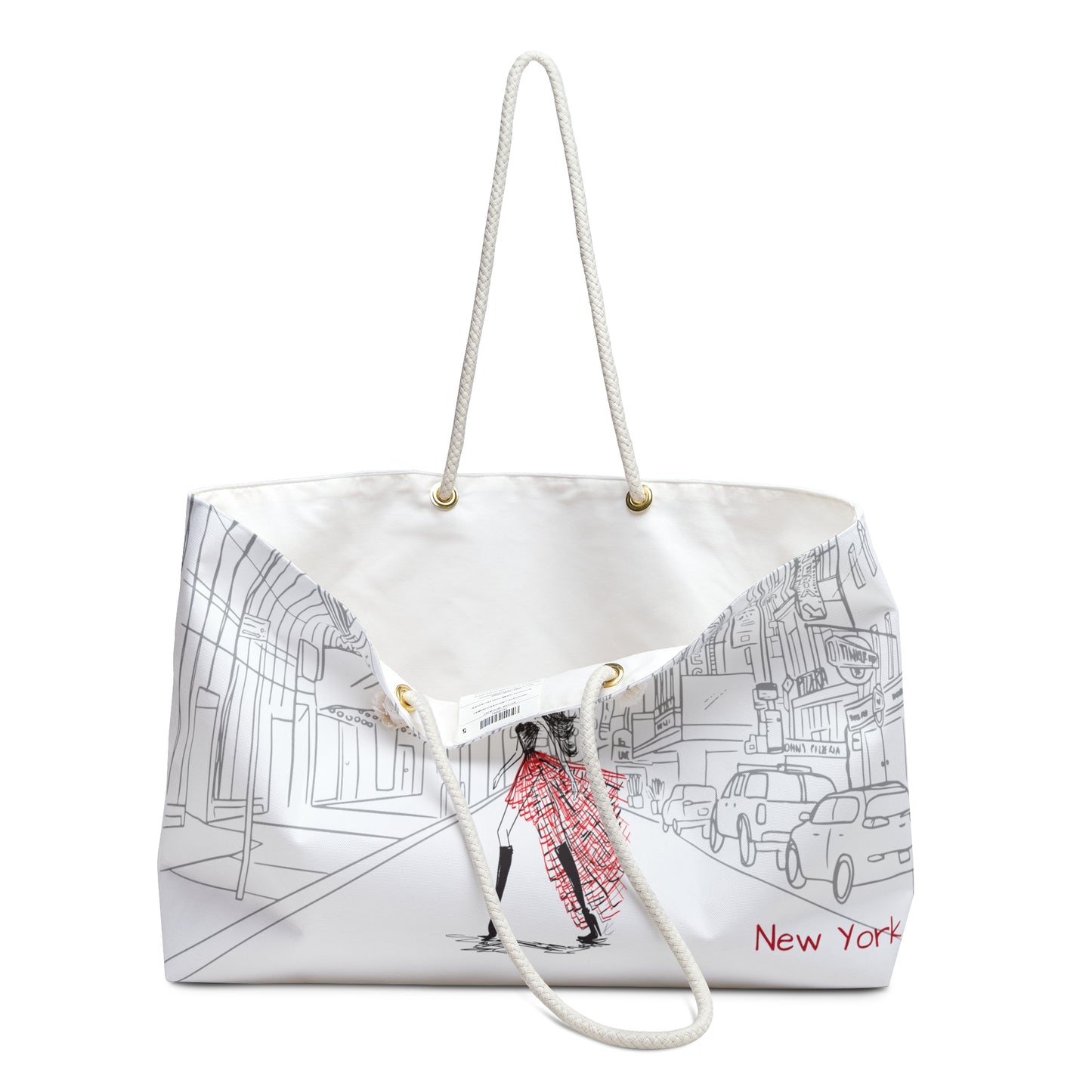 Walking New York Tote Bag