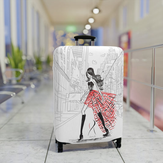 New York City Luggage Cover