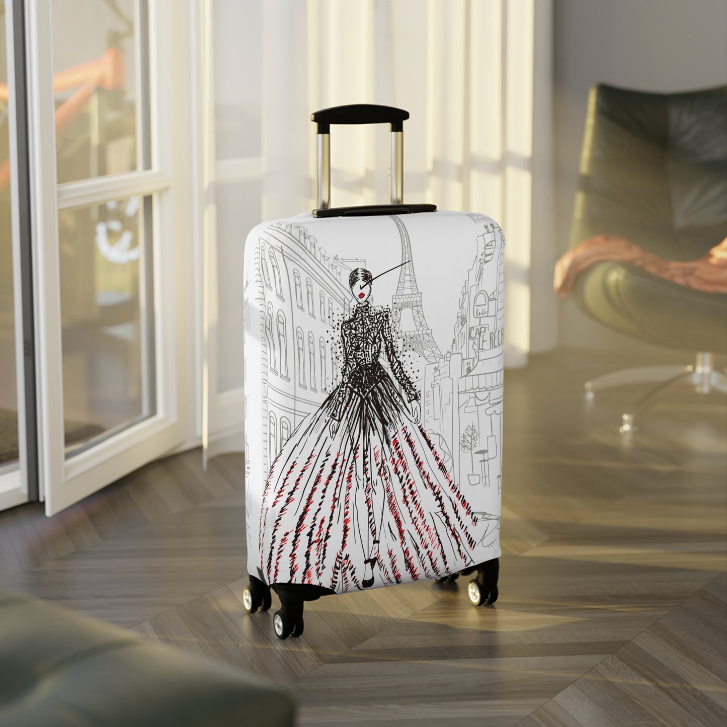 Paris Luggage Cover