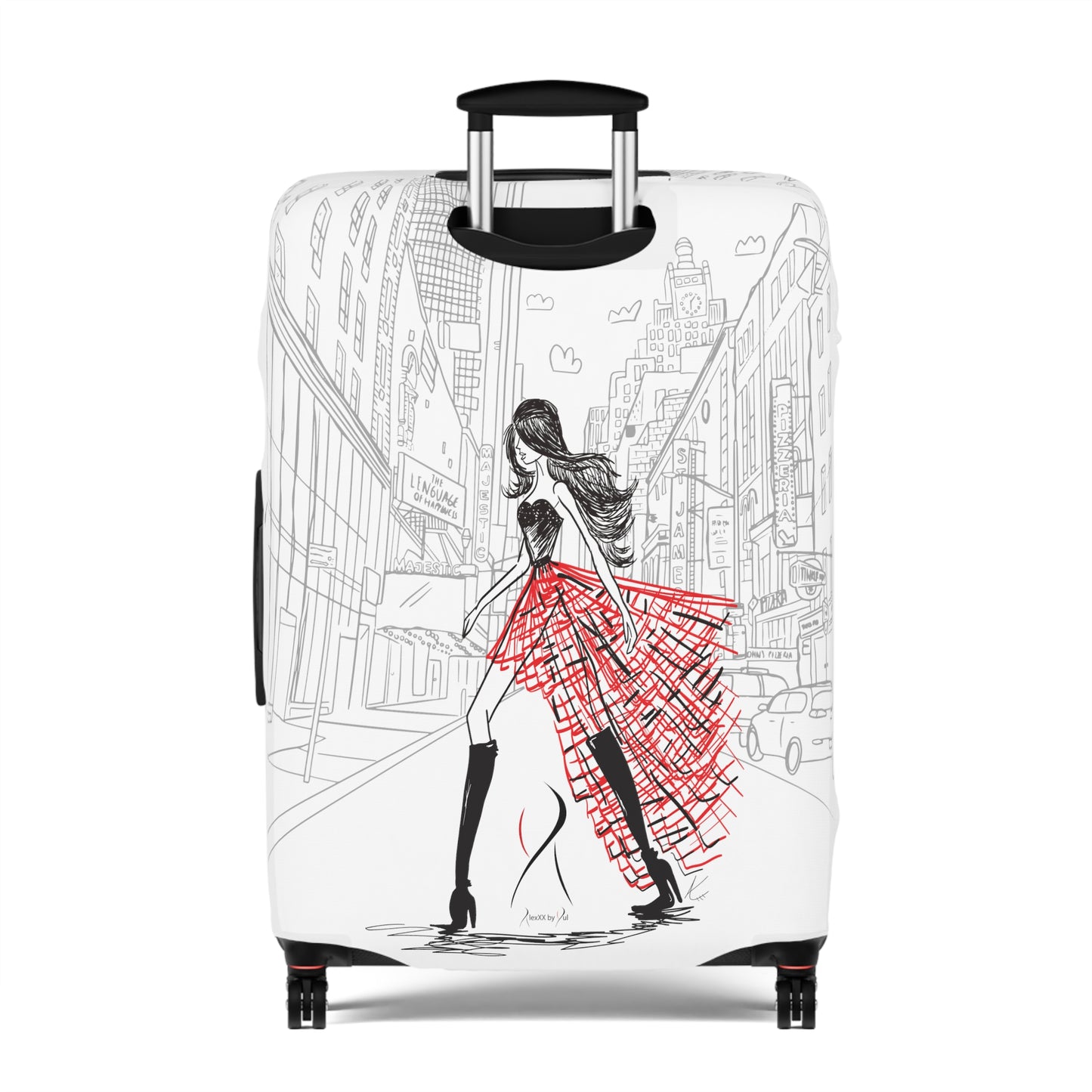 New York City Luggage Cover