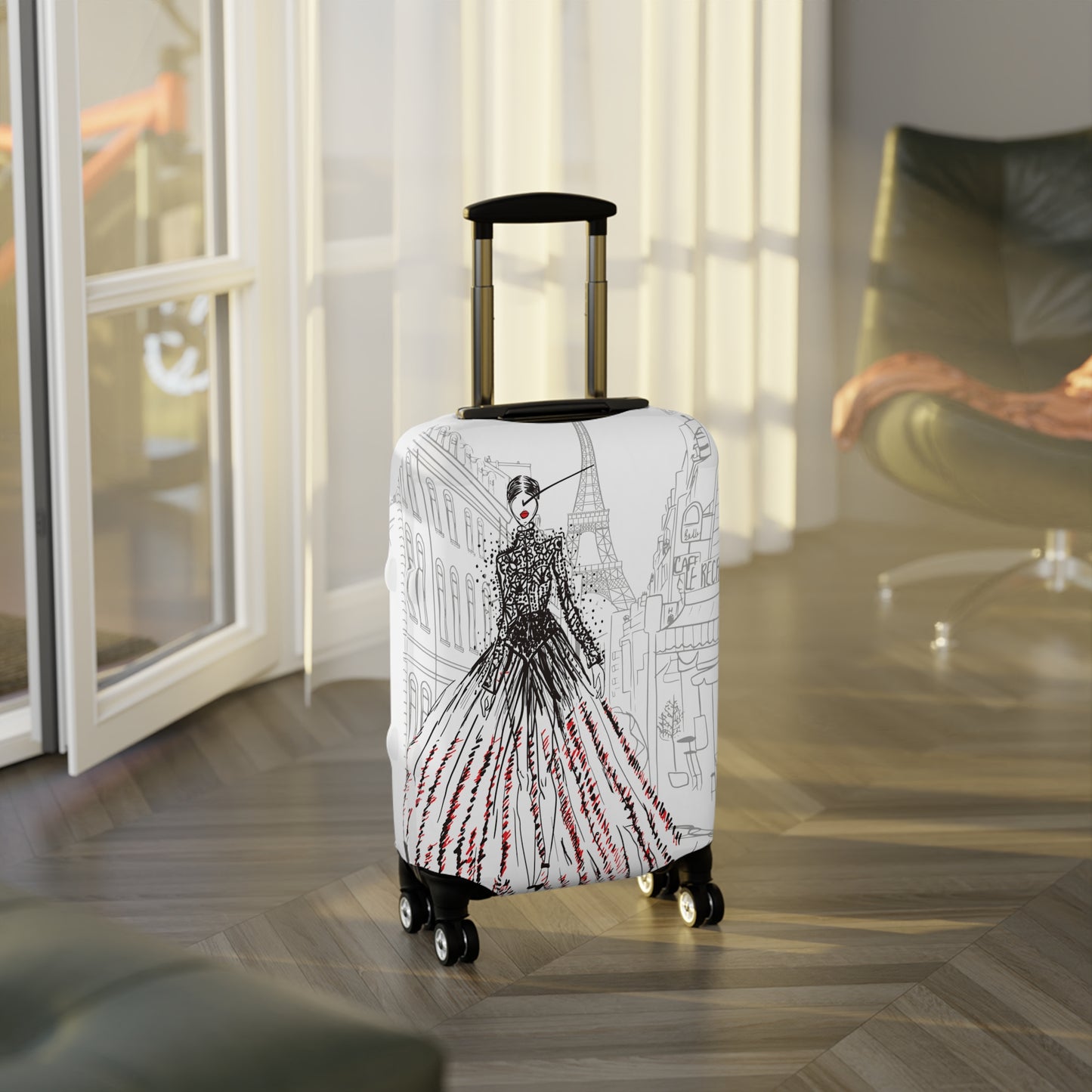 Paris Luggage Cover