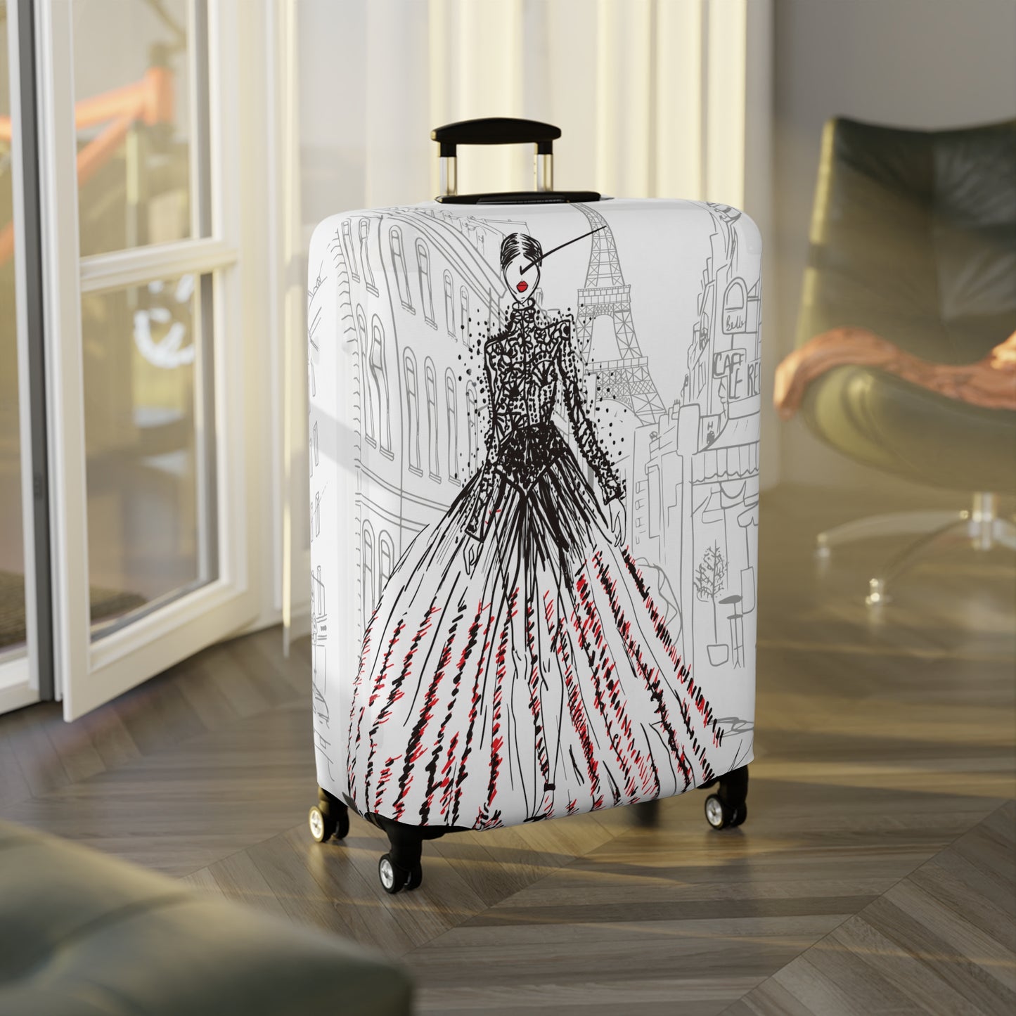 Paris Luggage Cover