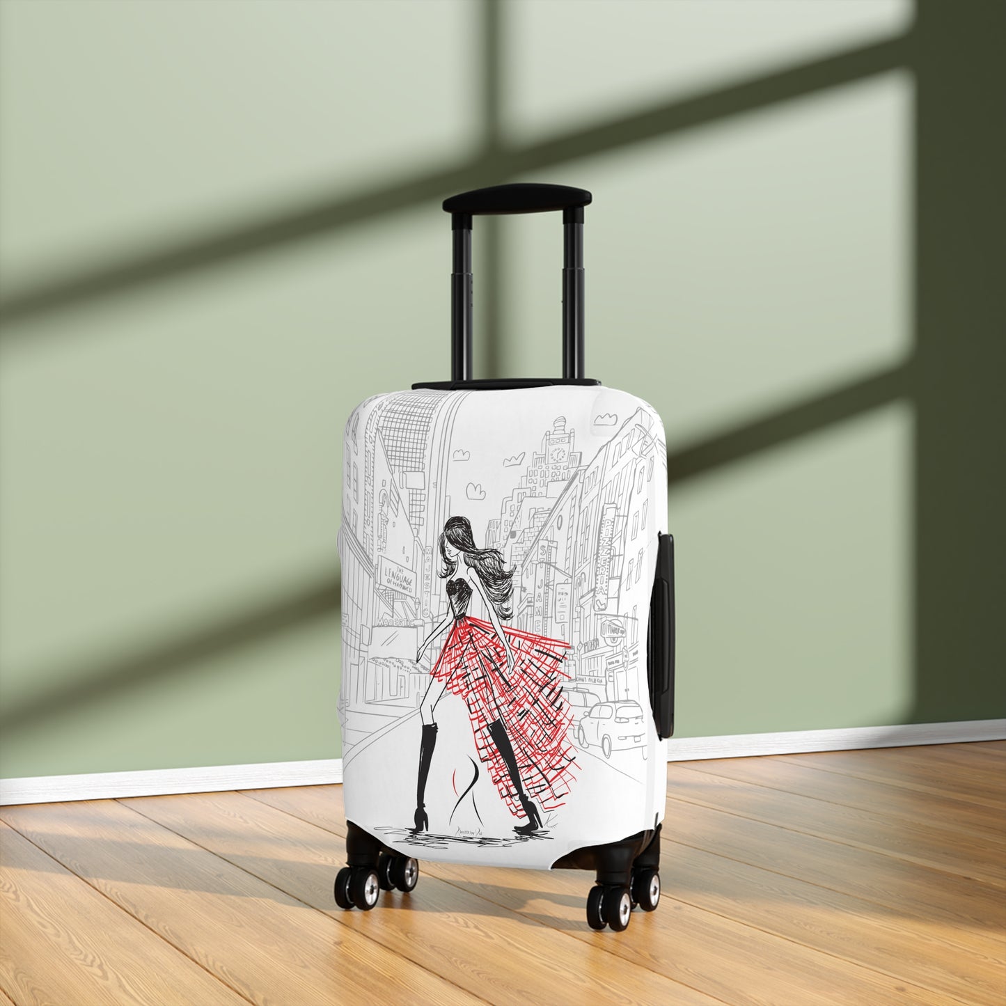 New York City Luggage Cover